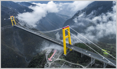 세계에서 가장 높은 다리 - Sidu River Bridge